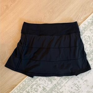 Lululemon Athletica Black Mini Skirt Tall